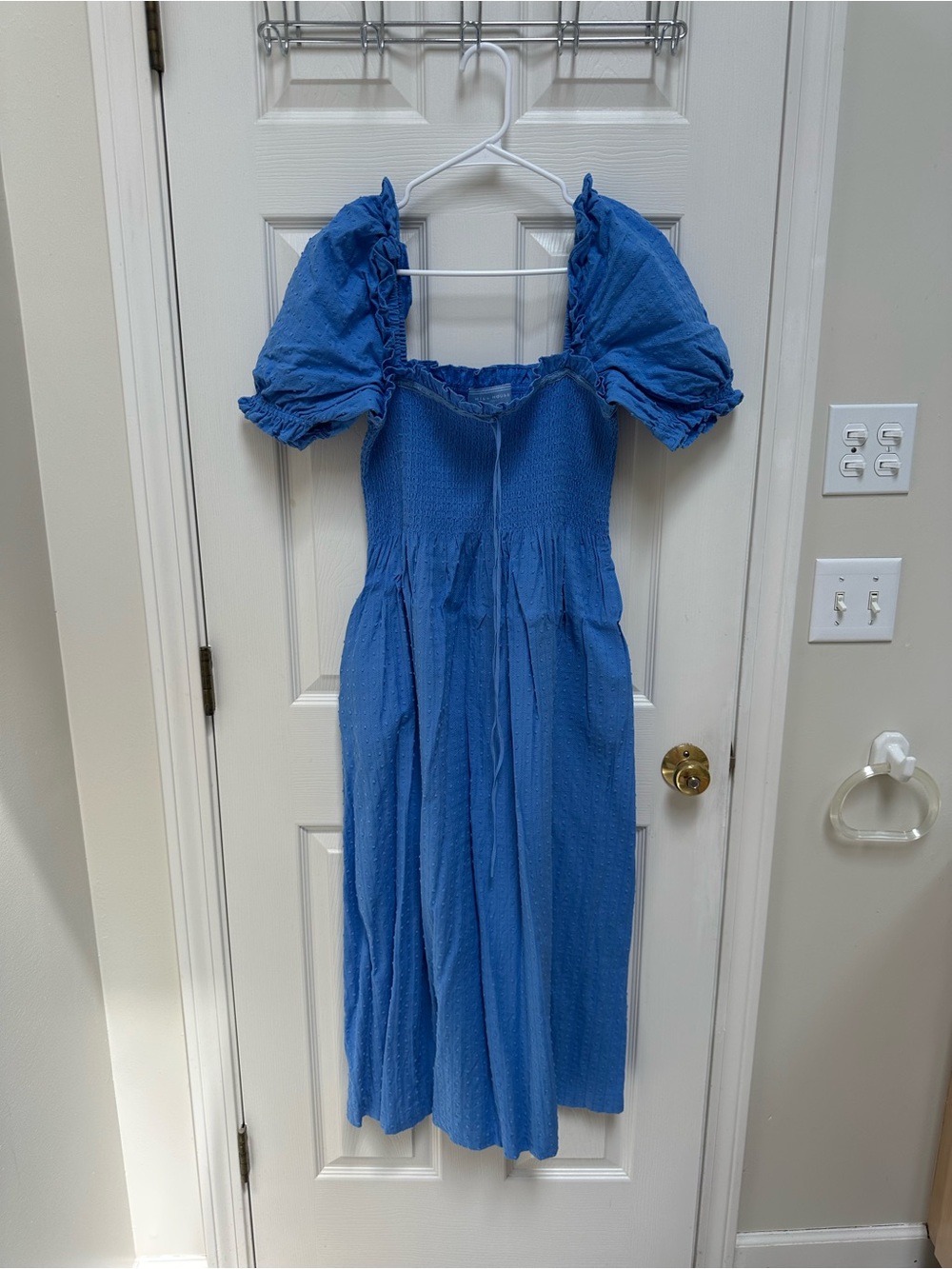 Hill House blue dot clip Scarlett nap dress